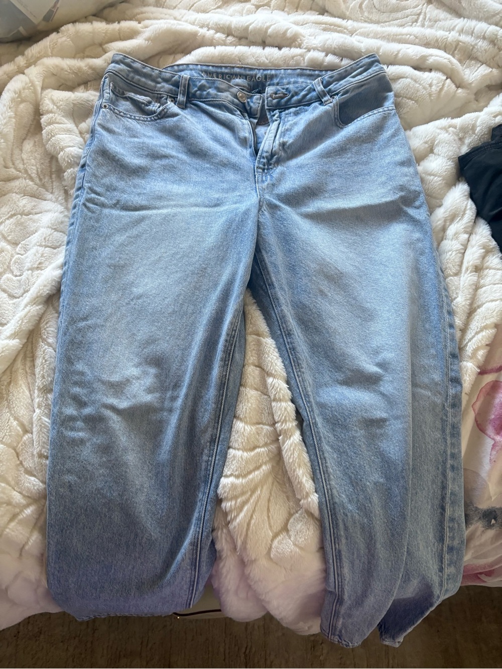 American Eagle Outfitters Light Blue Straight Leg Jeans